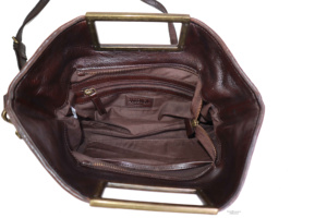 Nuevo Bolso de Mano de Cuero Genuino para Mujer, Gran Capacidad, Piel de Vacuno de Grano Completo, Logotipo Personalizado, Venta al Por Mayor - Product Image 5
