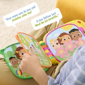 Libro Interactivo para Niños Pequeños Learn with <span class=keywords><strong>Nina</strong></span>, <span class=keywords><strong>Juguetes</strong></span> Educativos, Libro Musical con Sonidos para Niños, Juguete de Aprendizaje Temprano - Product Image 4