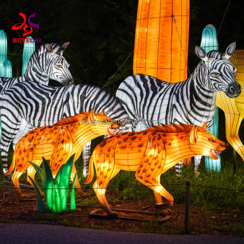 Đèn lồng động vật lớn 2024 ngoài trời công viên chủ đề động vật đèn lồng Truyền Thống Trung Quốc