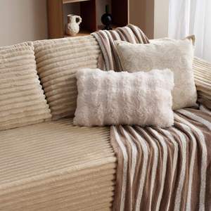 Sofá Seccional Modular en Forma de L de Lujo, Tapizado en Corduroy, Comprimido al Vacío, para Decoración Moderna del Hogar - Product Image 2