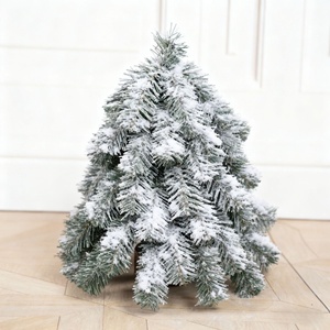 Ensemble de <span class=keywords><strong>sapin</strong></span> de Noël miniature JQ Mini PE Noble Fir, ornement de bureau DIY, cadeau de Noël pour la maison et le bureau - Product Image 4