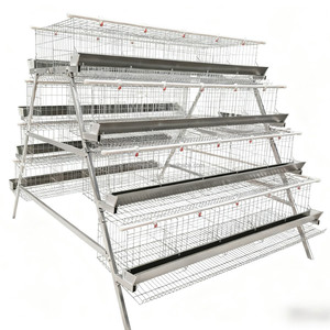 Jaula <span class=keywords><strong>de</strong></span> batería tipo A galvanizada para <span class=keywords><strong>gallinas</strong></span> ponedoras, equipo comercial para granjas avícolas, en oferta. - Product Image 2