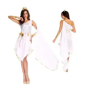 Wholesale Festival Carnival Cosplay Greek Costume For Women Sexy Irregular Greek Goddess Dress
