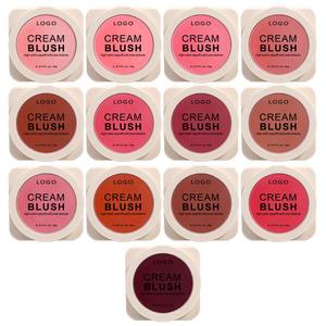 Ochain Couleurs Personnalisées Mat Ultra Pigmenté Longue Durée Étanche <span class=keywords><strong>Cremy</strong></span> Cheek Visage Maquillage Blush Rose Crème Blush - Product Image 6