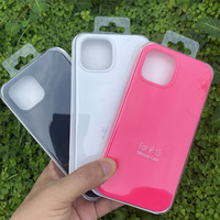 Coque de Téléphone Mobile en Silicone Liquide Multicolore avec Emballage de Vente au Détail pour Apple iPhone 17 16 15 11 12 13 14 Pro Max 7 8 Plus