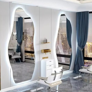 Vente en Gros Nouveau Design Mobilier de <span class=keywords><strong>Salon</strong></span> Poste de Coiffure avec Miroir Fauteuils de Barbier Postes de Barbier Miroir de Maquillage - Product Image 1