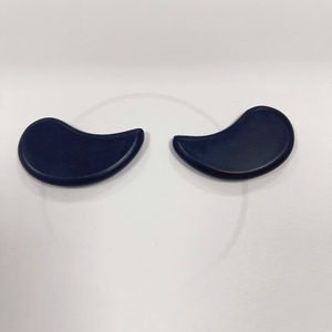 Peigne <span class=keywords><strong>Gua</strong></span> <span class=keywords><strong>Sha</strong></span> en pierre Bian, jade noir 100% naturel, outil de massage facial amincissant et anti-gonflement, soin de la peau, vente chaude - Product Image 1
