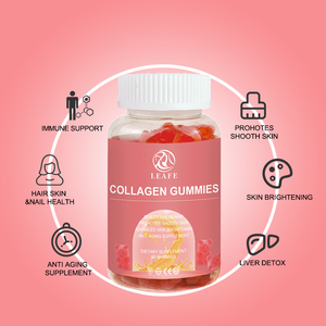 Compléments de collagène hydrolysé en gommes à marque privée, gommes de collagène à la biotine et à la vitamine C, gommes de <span class=keywords><strong>peptides</strong></span> de collagène - Product Image 2