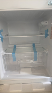 90L Mini <b>Refrigerator</b> 220V50HZ Double Doors Small Size No Frost Freezer Sliver Lower Watt Energy for Department Use Frequency Co - Product Image 5