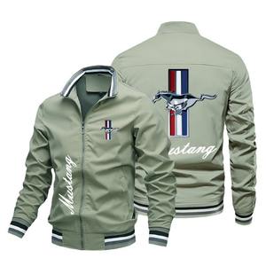 Oferta Especial Chaqueta de Carreras Ford <span class=keywords><strong>Mustang</strong></span> de Alta Calidad para <span class=keywords><strong>Hombre</strong></span> Estándar para Deportes Ocio Primavera Otoño Moda con Letras Bordadas - Product Image 5