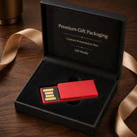 Nouvelle clé USB 2.0 miniature en plastique cryptée avec logo personnalisé, ultra-fine, cadeau promotionnel scolaire, 32 Go