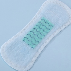 Serviette hygiénique jetable de nuit 240 mm en coton biologique vert, à ailettes, 8 couches, super absorbante, respirante, avec SAP japonais anti-fuites - Product Image 5