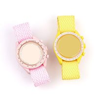 Bracelet de montre en nylon tissé Lionorm 14mm 16mm 18mm 20mm 22mm pour remplacement de bracelet Perlon, pour homme et femme, sport