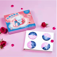AJYF Pastille nettoyante pour cuvette de toilette jetable et écologique, parfumée à la rose, pour salle de bain