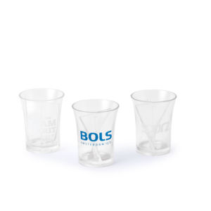 Verre <span class=keywords><strong>à</strong></span> liqueur en plastique <span class=keywords><strong>à</strong></span> double compartiment de 2oz, idéal pour les bars et la promotion - Product Image 5