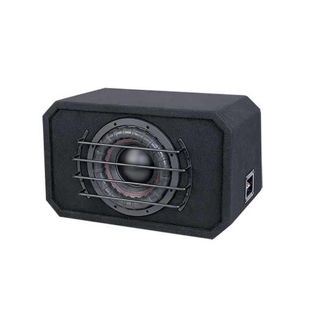 JLD Audio 10 Inch Vented Passive Wooden Cabinet DC 12V Subwoofer Enclosure with Speaker Boxes