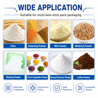 Automatic Granule Powder Stick Sachet Packing Machine for Sugar and Coffee with Paper Bags (4-16 Lanes)