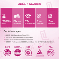 Gel Douche Quaker Personnalisé aux Pétales de Fleurs Naturelles, Nourrissant, Moussant, à Base de Plantes, Eau de Rose, Éclaircissant et Hydratant pour Femmes