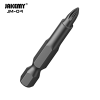 JAKEMY JM04 Embouts de tournevis longs en acier S2, 6 pièces, magnétiques, antidérapants, Phillips PZ1 PZ2 PZ3, pour appareils électroménagers et voitures