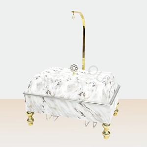 Calentador de Alimentos de Acero Inoxidable Vintage de 9L de Alta Calidad para Fiestas de Boda, con Patrones de Madera, para Buffets de Hot Pot - Product Image 1