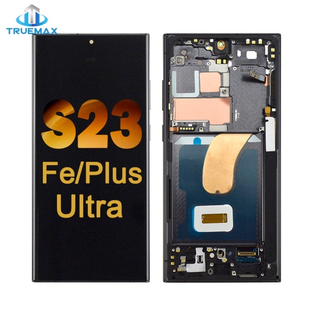 Reemplazo De Pantalla for samsung galaxy S23 ultra S23ultra S918b Normal Oled Amoled Screen Replacement Fingerprint Lcd Display