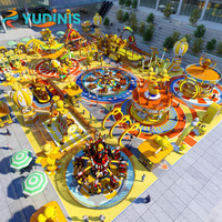 Projet de conception de parc d'attractions commercial extérieur à thème canard pour fête foraine, équipement de parc d'attractions