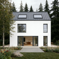 Cabane modulaire préfabriquée en vente chaude, maison d'hôtes moderne et durable pour jardin, cour, vacances en plein air