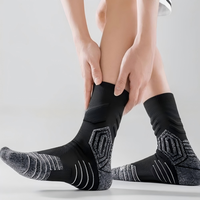 Chaussettes de sport pour hommes avec logo personnalisable, chaussettes de sport épaisses à fond en tissu éponge, chaussettes de basket-ball personnalisées pour hommes, chaussettes anti-odeurs pour hommes