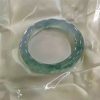 Myanmar glace genre fleur flottante jade bracelet femme jeune boutique vrai jade cercle verre genre glace à travers jade