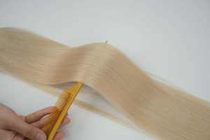 Extensions de cheveux Remy de haute qualité 50g Double Drawn, 100% cheveux humains vierges, cuticules alignées, pointes épaisses, naturelles - Product Image 3