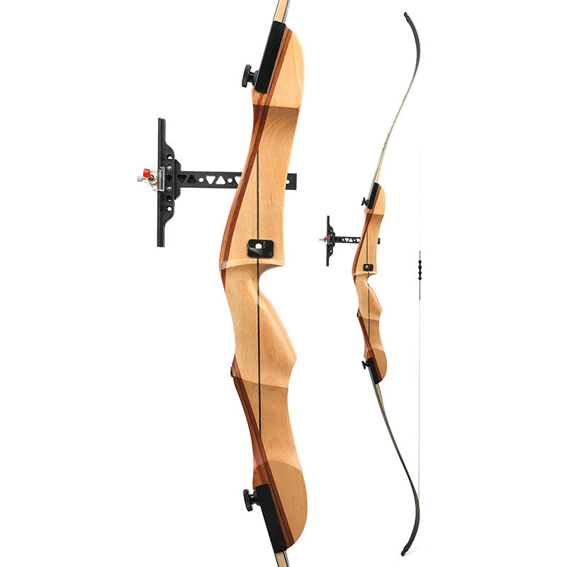 Guanto Da Tiro Con L'Arco In Pelle Per Mano Sinistra - Protezione Polso Regolabile - Foto 6