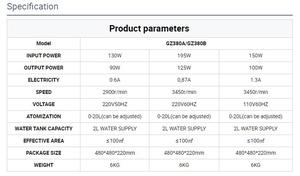 Atomizador Colgante de Techo con Pulverizador de Agua para Enfriamiento, Ventilador Nebulizador para Galpones de Pollos de Engorde, Ventilador Pulverizador para Gallineros - Product Image 6