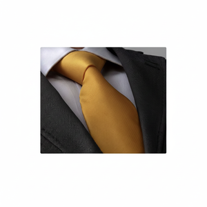 Corbata rayada amarilla sol - Product Image 2