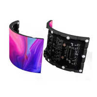Panneau d'affichage LED flexible et souple haute résolution pour intérieur, prix usine, modules LED souples P1.86, P2, P2.5