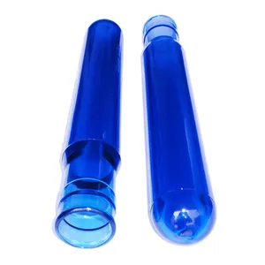 Venta caliente tamaño estándar azul 20l PET preformas boca 38mm moldes PET 5 galones preformas y tapas 710 GM