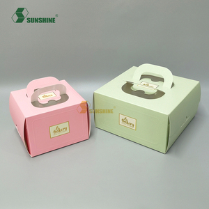 Cajas de Regalo Desechables Recicladas <span class=keywords><strong>para</strong></span> Pasteles, con Diseño Único y Personalizado, Grandes, de 16x16x5 cm (30x30x18 cm), con Diseño de Luna y Queso, <span class=keywords><strong>para</strong></span> Pasteles Blancos con Purpurina - Product Image 1