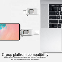 Flash Drive USB 3.0 OTG Dual-Purpose Logam Baru Kecepatan Tinggi untuk Komputer dan Ponsel 16GB Bersertifikasi CE FCC ROHS Garansi 1 Tahun