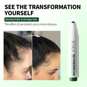 Suero Roll-on para el Crecimiento del Cabello a Base de Hierbas, Logotipo Personalizado, Extracto de Jengibre, Suero Nutritivo para el Cuero Cabelludo, Engrosador del Cabello y Rodillo para el Crecimiento de la Barba - Product Image 5