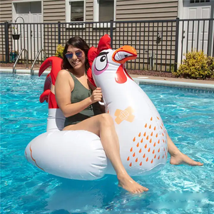 Jouet gonflable personnalisé en forme de coq pour la baignade - Product Image 4