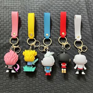 Nuevo diseño japonés Anime <span class=keywords><strong>Dragon</strong></span> <span class=keywords><strong>Z</strong></span> Balls Key Chian utilizado para juegos que funcionan con monedas Fábrica al por mayor 3D Pvc Rubber Luffy Key Chain - Product Image 5