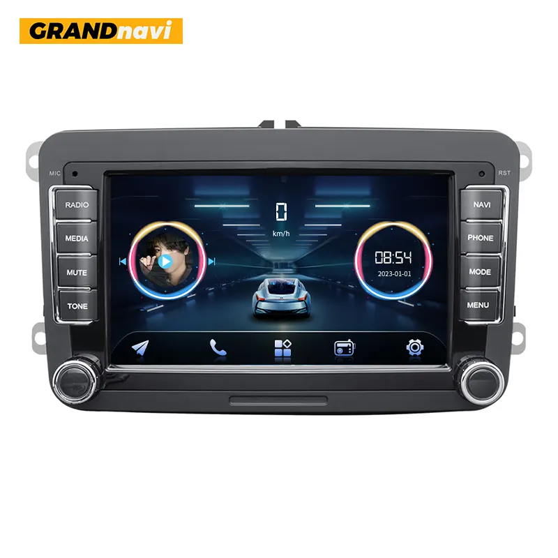 Carplay Radio 7 Inch Carplay Android SD Card IPS Android Auto Car Multimedia Player Dashboard for Volkswagen Passat B6 Vw Polo