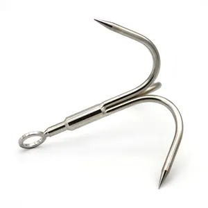 Hooks Best-Selling Treble Durable Carbon Steel Fishing Hooks Popular Model For Saltwater Lake And River Magnetic Material
