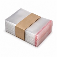 Sacs OPP autocollants en gros, sacs en plastique auto-adhésifs, impression de logo personnalisé pour l'emballage de produits et de vêtements
