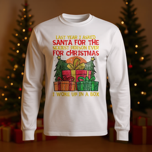 Christmas Bachelor <b>Raglan</b> Baseball Tee <b>Long</b> <b>Sleeve</b> <b>T</b>-<b>Shirt</b> - Product Image 3