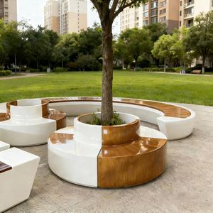 Silla de Fibra de Vidrio Creativa y Estética B09, Silla Multifuncional de Ocio para Jardín, Hospital, Parque, Escuela, Gimnasio - Product Image 3