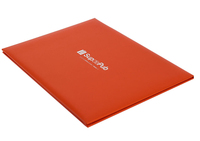 Style de tente en similicuir lisse A4 Graduation Certificate Cover Holder Diploma Holder