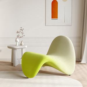 AOMISI CASA Nordic Designer Tongue Chair Italiano Simple Sala de estar Lazy Single Sofa Silla de ocio para muebles de sala de estar - Product Image 2