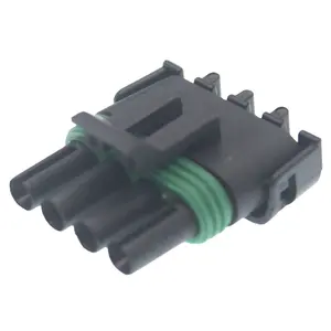 12015797 Delphi alta qualidade weather pack 4 pinos impermeável conector fêmea fiação auto conector