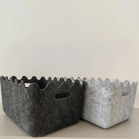 Panier de rangement en feutre, panier à linge, sac de rangement pour articles divers, panier de rangement pour vêtements sales, panier de rangement pour jouets d'enfants