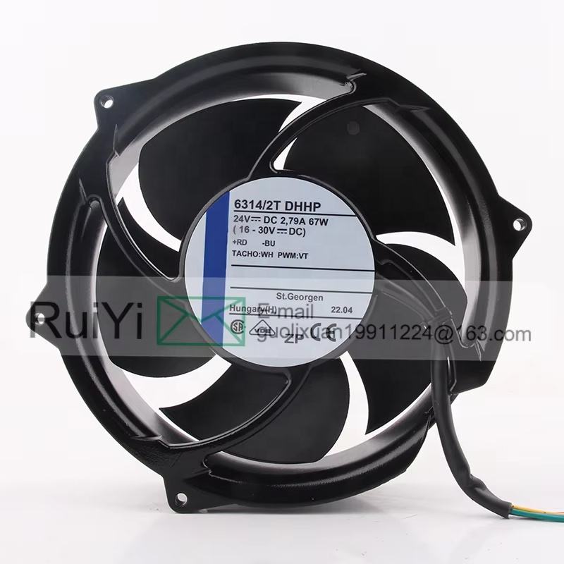 冷却ファン12V 48V DC24V 2.79A 67W AC EC 17251 172X172X51MM 17CM高